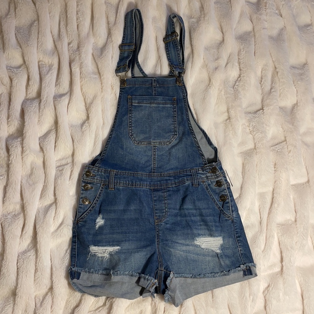 Vanilla Star Distressed Denim Jean Shortall - Picture 3 of 12